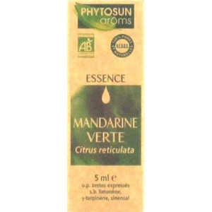 PHYTOSUN FLAVOUR green mandarin essential oil (Citrus reticulata BIO) 5ml bottle