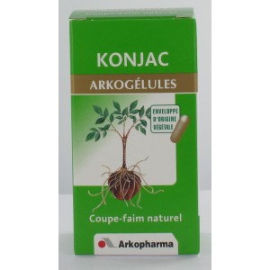 Konjakglukomannan ARKOGELULES l&aring;da med 45 kapslar