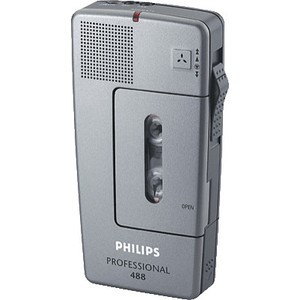 Philips Pocket Memo 488 Handger&auml;t Kassette Diktierger&auml;t