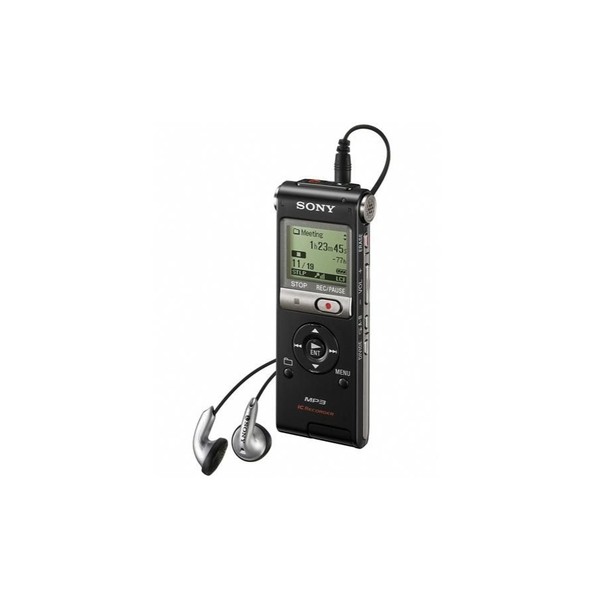Sony ICD-UX300 Enregistreur Vocal 4 Go – Noir, Avec USB – Modèle D’occasion