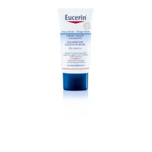 EUCERIN beruhigende Gesichtscreme mit 12% Omega Schlauch 50ml