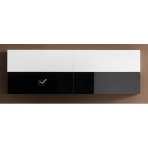 Horizontal Anpassbare TV zur&uuml;cktreten M Schwarz