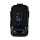 Finger Oximeter pulse SPO2 & heart rate monitor black - battery protection silicone case / storage / Transp.