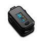 Finger Pulse Oximeter black. Tool for diagnosis and monitoring of the State of health to measure the rate of saturation in