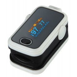 Hebie Life H310 bianco dito pulsossimetro con display a LED, per la misurazione non invasiva di controllo saltuario di SpO2 e fr
