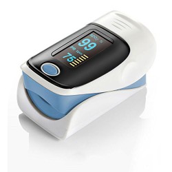 Oxymètre de pouls doigt digital fréquence cardiaque SPO2 - Couleur: Bleu