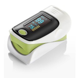 MAYMOC punta delle dita Pulsossimetro Home Healthcare e Fitness Monitor (Verde)