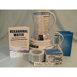 Vitalizer Plus Hexagonal Oxygen Water Maker with One Mineral Cube by Vitalizer Plus