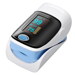 Oximètre et cardiomètre pour doigt - Affichage 1.2 pouces OLED / Arrêt auto / Affichage batterie faible