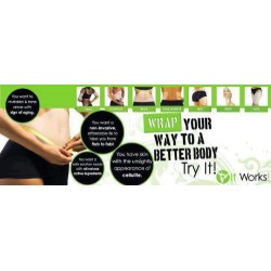 It Works THE ULTIMATE BODY WRAP weight loss wraps 1 SINGLE DETOX APPLICATOR by It Works