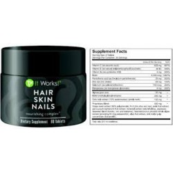 (90 Day Supply) (3 Bottles of Hair Skin and Nail From It Works! New Product!