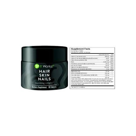 (90 Day Supply) (3 Bottles of Hair Skin and Nail From It Works! New Product!