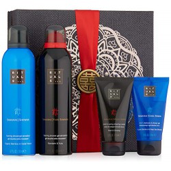 RITUALS The Ritual of Samurai Refreshing Ritual 2 Gels Douche Moussant 200 ml, Shampooing Et Gel Douche 2 En 1 70 ml, CrèMe à Ra