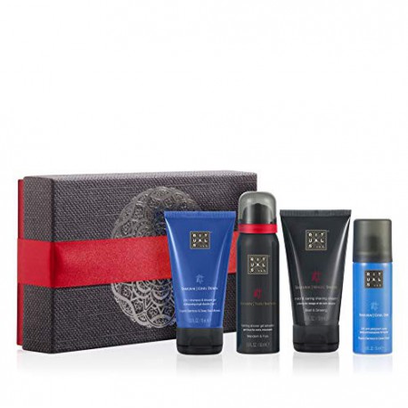 RITUALS The Ritual of Samurai Refreshing Treat 2018 Gel Douche Moussant 50 ml, Shampooing Et Gel Douche 2 En 1 70 ml, CrèMe à Ra
