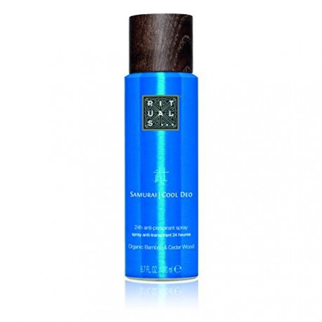 RITUALS 24 Hours Samurai Cool Deo Spray Bambou & Bois de Cèdre, 200 ml