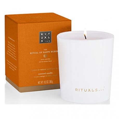 RITUALS The Ritual of Happy Buddha Scented Bougie Orange Douce & Cedar, 290 g