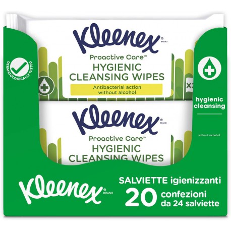Kleenex Proactive Care Hygienic Hand Towels, 96 Tissues Per Box