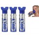 PACK of 3 cans of oxygen 6-LITRE - Cans of pure oxygen breathing - brand GOX