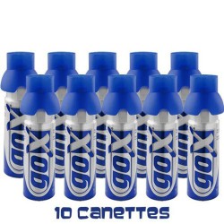 PACK OF 10 CANS OF OXYGEN PURE 4 LITRES - Escape the pollution environante, ventilate you - BRAND GOX