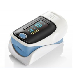 Evanmore Colour Finger Pulse Oximeter Ox Blood Oxygen Heart Pulse Rate Monitor with 4 Display Directions (blue)