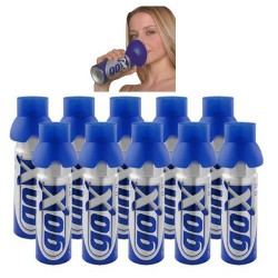 PACK OF 10 CANS OF OXYGEN PURE 6 LITRES - Fight against fatigue, tone your body and mind - BRAND GOX