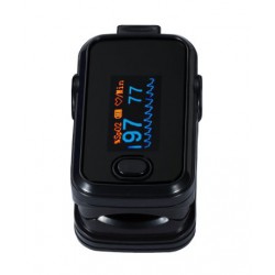Herbie Leben H310 Farbe Schwarz Finger Oximeter SPO2 Puls-Monitor mit OLED-Bildschirm.