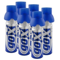 GOX Pack de 6 canettes de l'oxygène pur Energy Booster / bouteilles pour la maison, de voyage et sport emploi - 6 litres