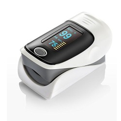 Kernmed OLED finger of Pulse Oximeter YK-80A grey, SpO2 pulse Oximeters with beep sound + accessories, Oximeters Oximeter