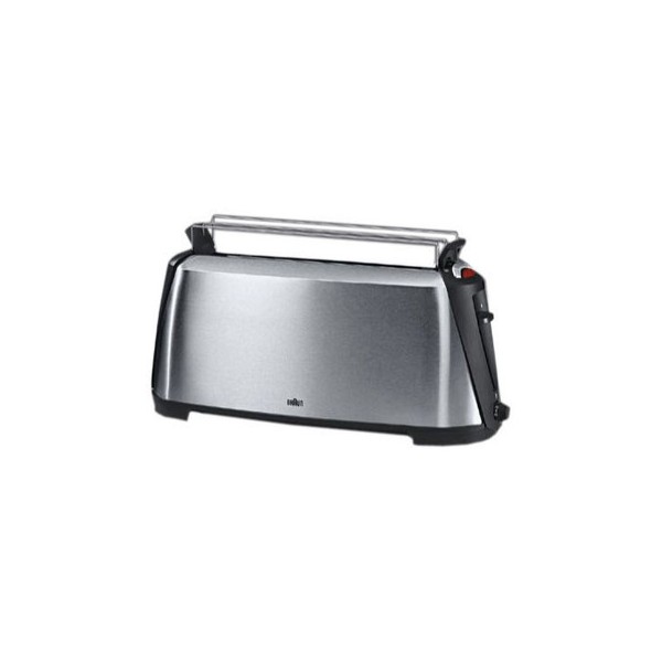 Ht600 Toaster Braun HT 600 Toaster - 2 Scheiben, Warmhalterost, Krümelschublade ...